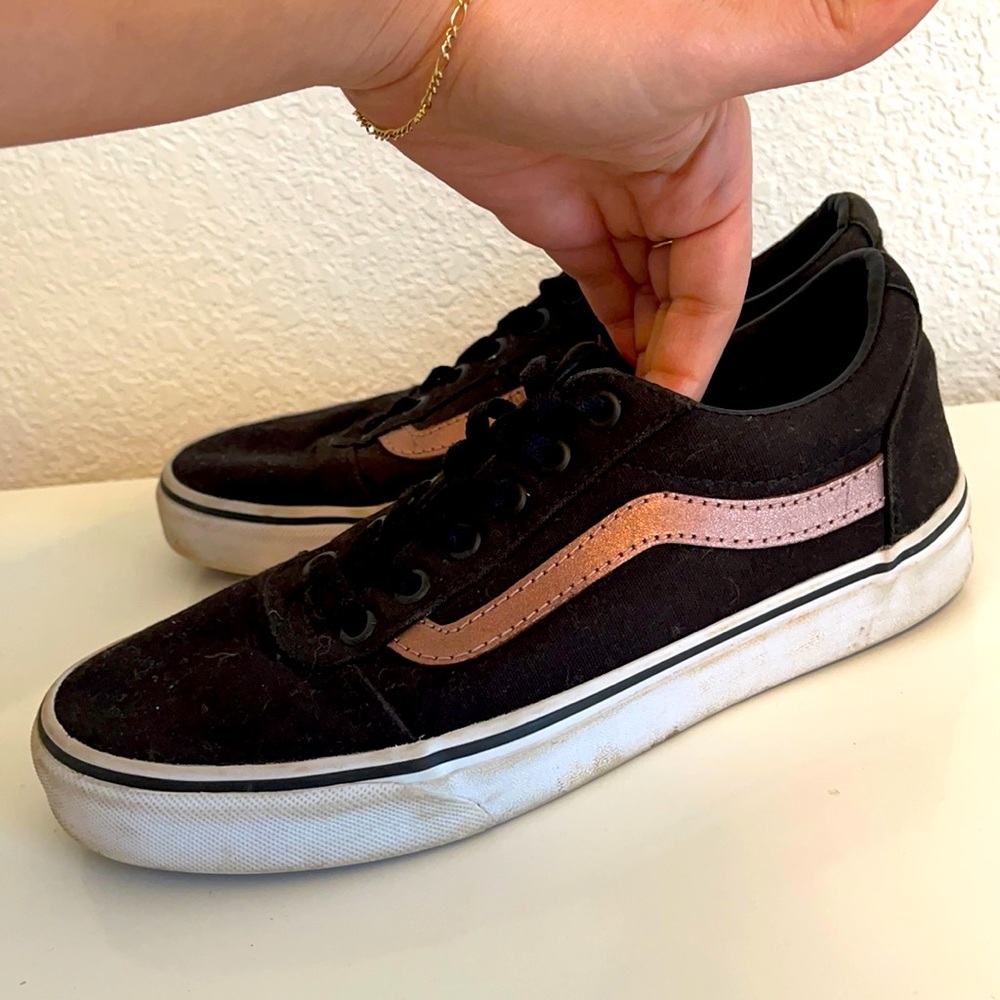 Rose gold Vans